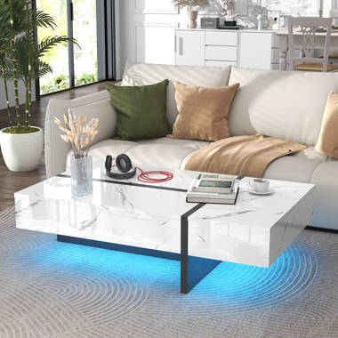 Sled coffee shop table wayfair